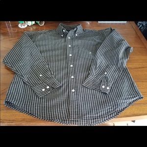 Nautical Men’s Casual Long Sleeve Shirt